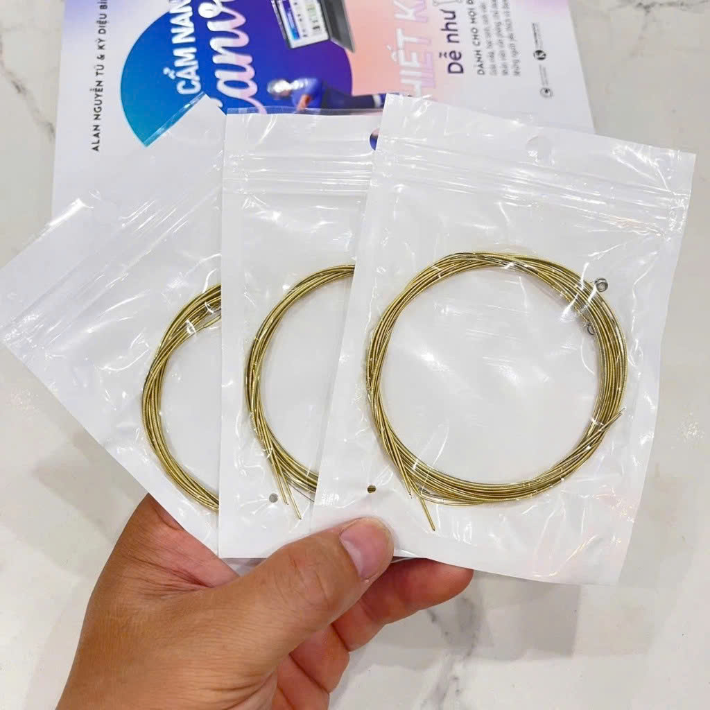 Bộ 6 Dây Đàn Guitar Acoustic 1-2-3-4-5-6