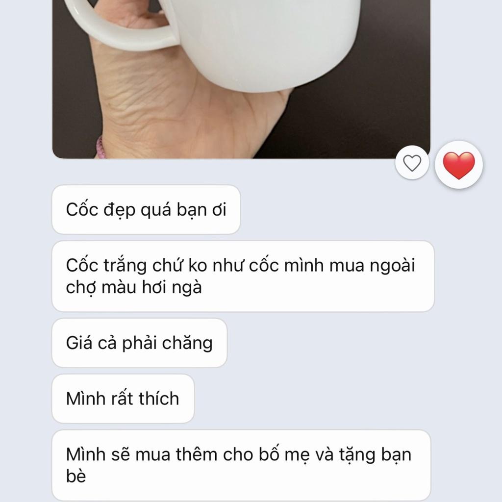 Ly Cốc Sứ Bát Tràng Cao Cấp 450ml