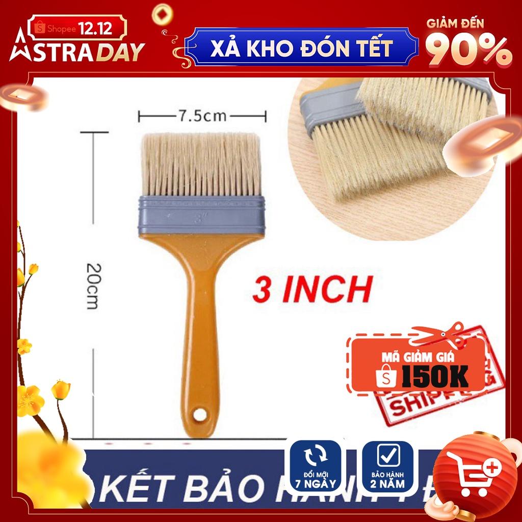 Cọ Quét Sơn, Chổi Quét Sơn Cán Nhựa Đa Năng Lông Dài 5.1 cm Loại Tốt