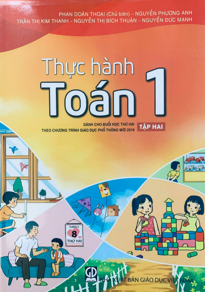 Sách - Thực Hành Toán 1 - Tập 2 - Dành Cho Buổi Học Thứ Hai - Theo Chương Trình Giáo Dục Phổ Thông Mới 2018