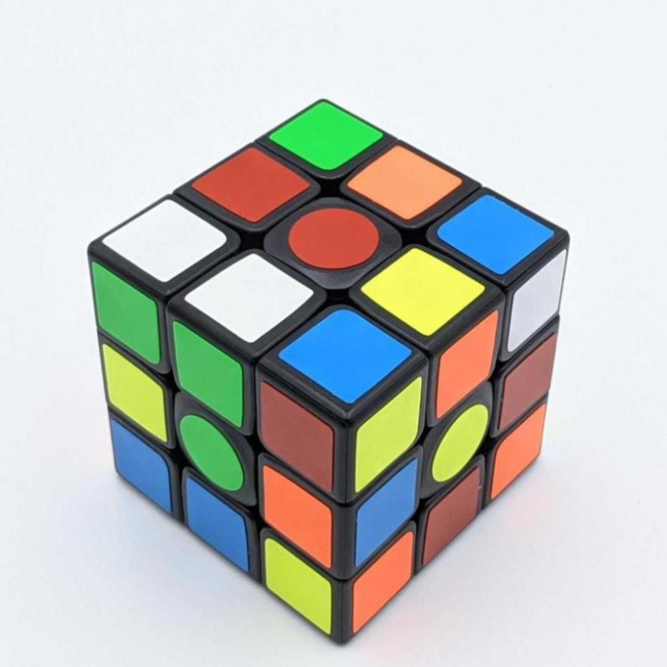 RUBIK 3x3 viền đen - Rubic 3 Tầng Stickerless