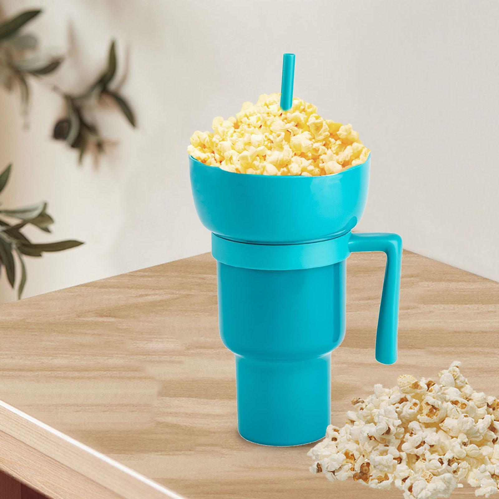 Portable Stadium Tumbler Snacks Cup Snack Bowl for Living Room Bedroom Travel