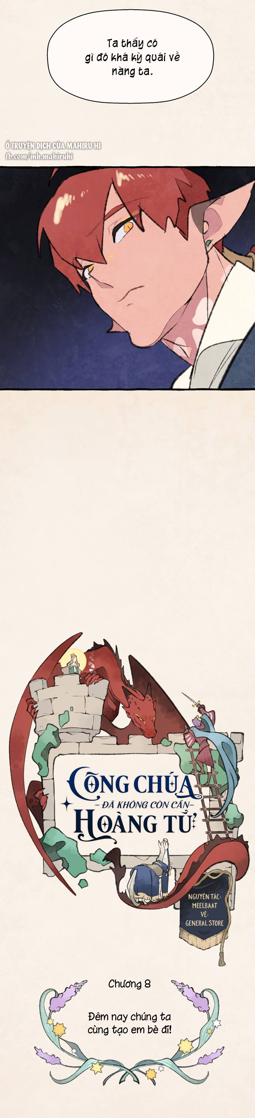 công chúa đã không còn cần hoàng tử chapter 8 9