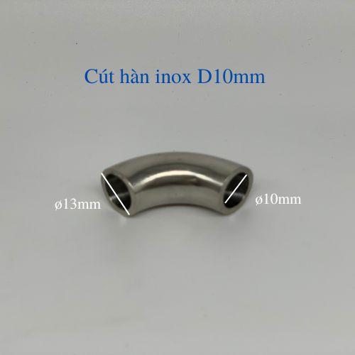 Cút hàn inox D10mm, cút inox 90 độ (kèm video)