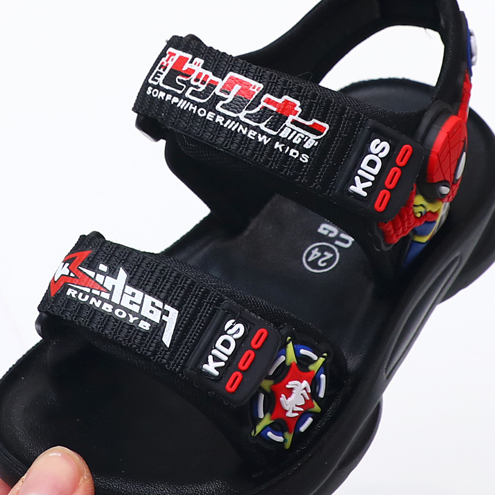 Giày Sandal quai hậu cho bé trai, thể thao siêu nhẹ, chống trơn trượt, có đèn – GSD9078