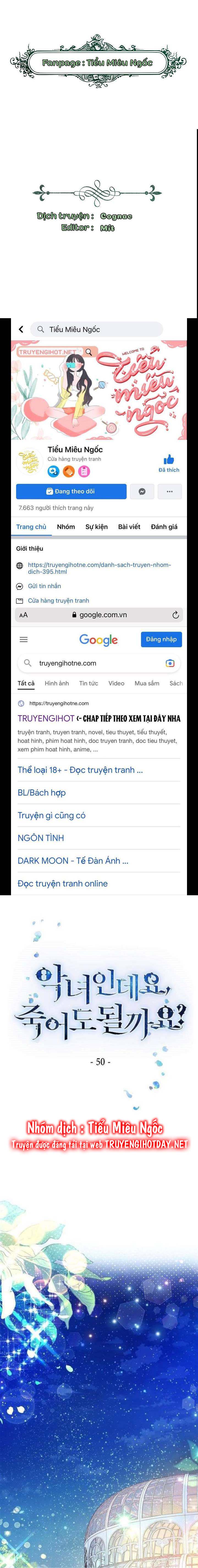 nếu trở thành ác nữ, liệu tôi có chết không ? chapter 50 1