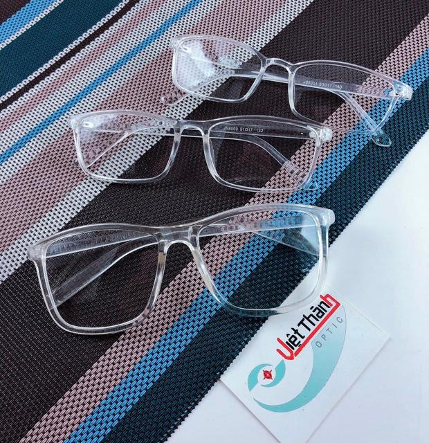 Kính trong suốt 3 size kính teen trong suốt