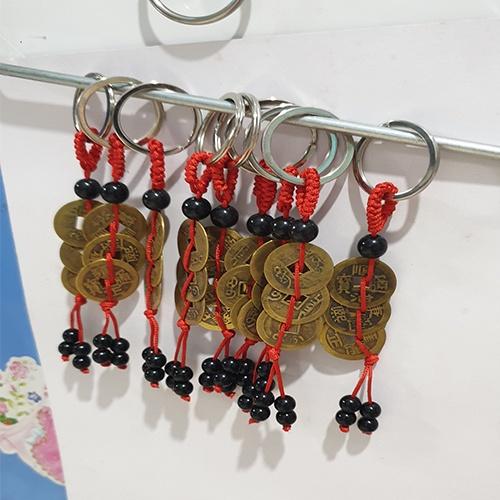 Móc khóa 5 đồng tiền & 3 đồng tiền xu