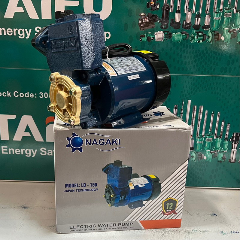 Máy bơm nước chân không 150W cánh đồng Nagaki LD-150 - Bảo hành 1 năm