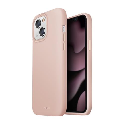 Ốp Lưng dành cho Iphone 13 UNIQ Hybrid Lino Chất Liệu Silicon Dẻo Thiết Kế Mỏng Nhẹ Dễ Dàng Tháo Lắp - Hàng chính hãng