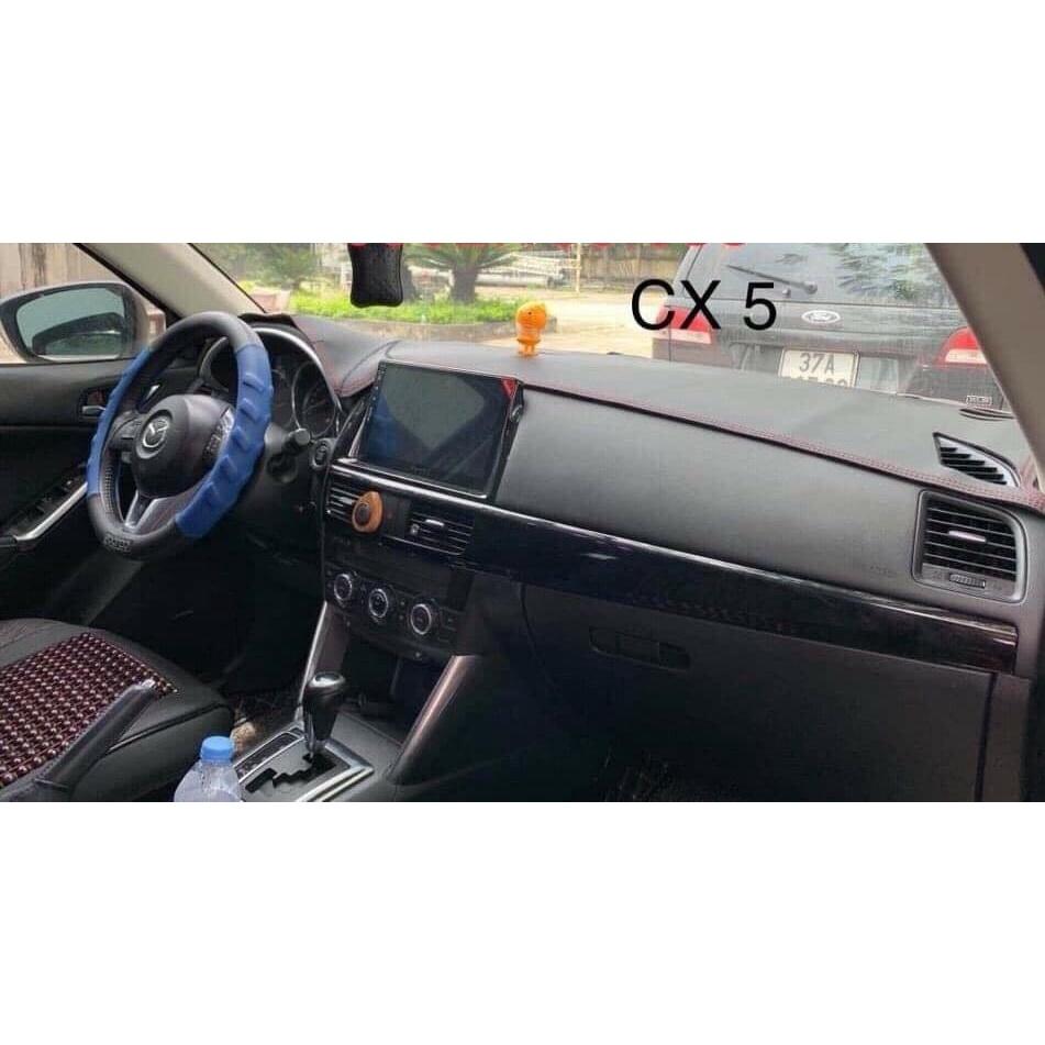 Thảm taplo da vân carbon cao cấp CX5 đời 2015 -2017