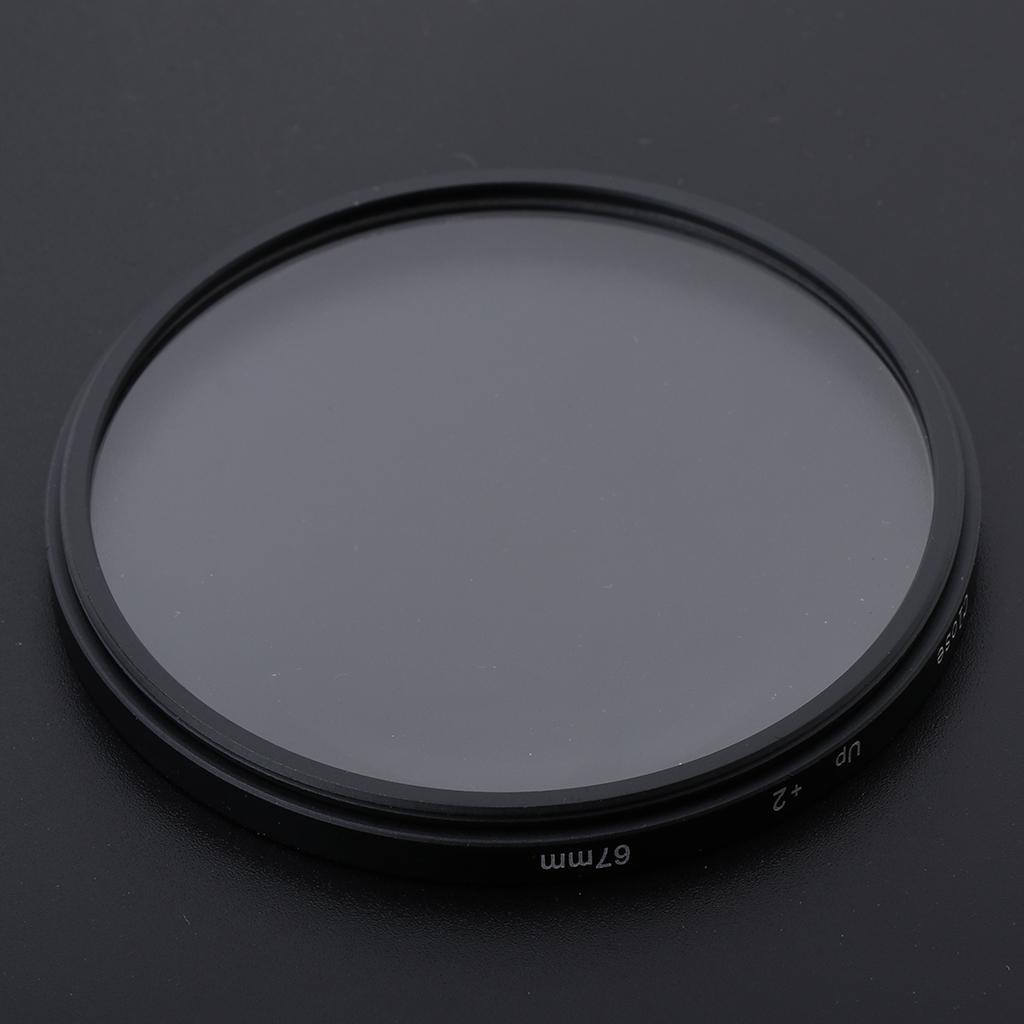 Camera Lens Macro Close Up Effect Filter 67mm +2 for Canon 70-300 17-85mm