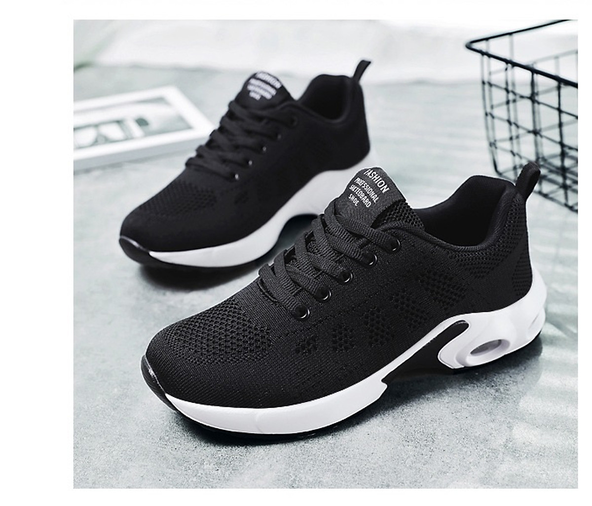 Giày Thể Thao Nữ, Giày Sneaker Chạy Bộ Đế Êm Vải Thoáng Khí G103 Có 2 màu