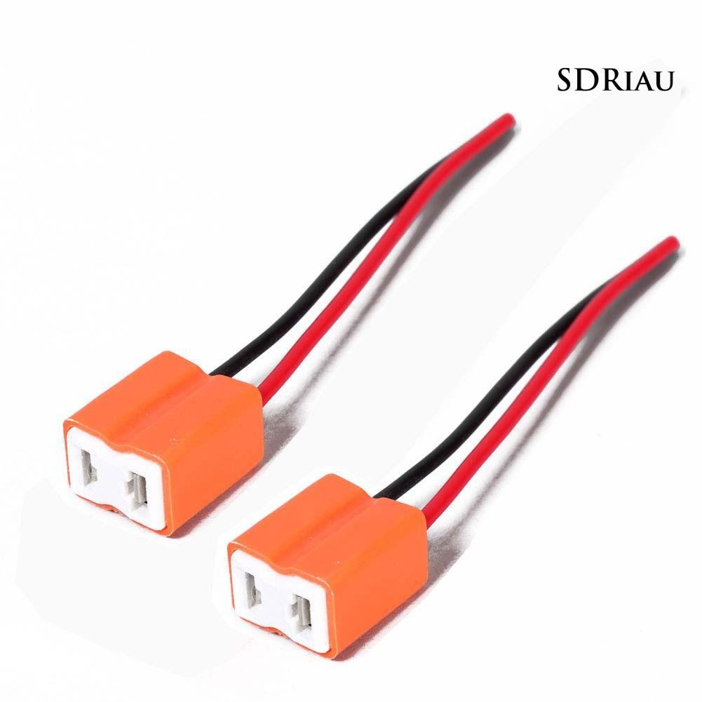 Bộ 2 Phích Cắm Đèn Pha H7 Cho Xe Hơi