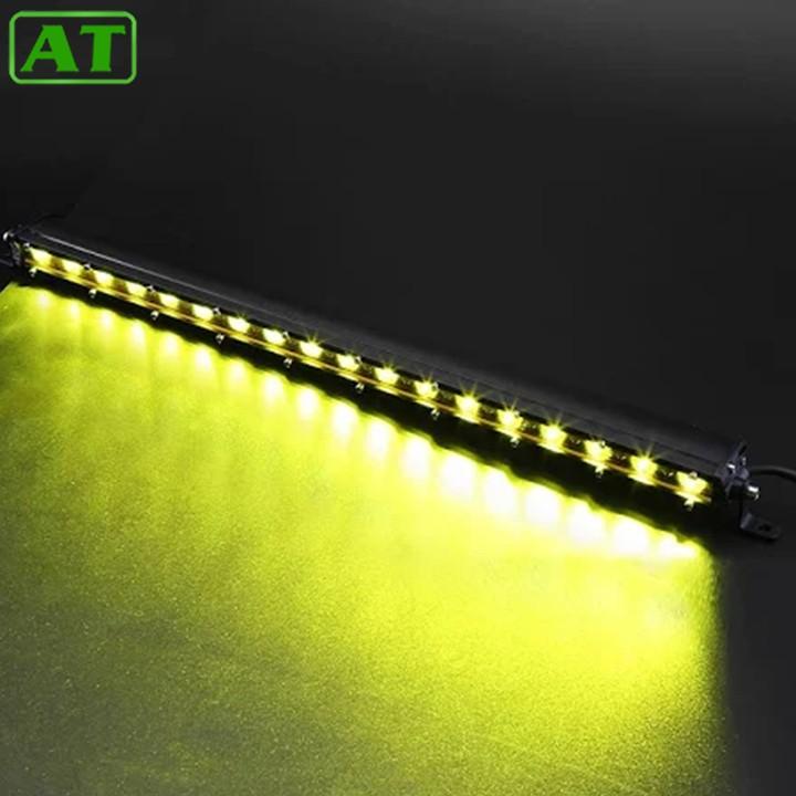 Đèn Led Bar Trợ Sáng 12 Bóng 36W Dài 35cm Ánh Sáng Vàng