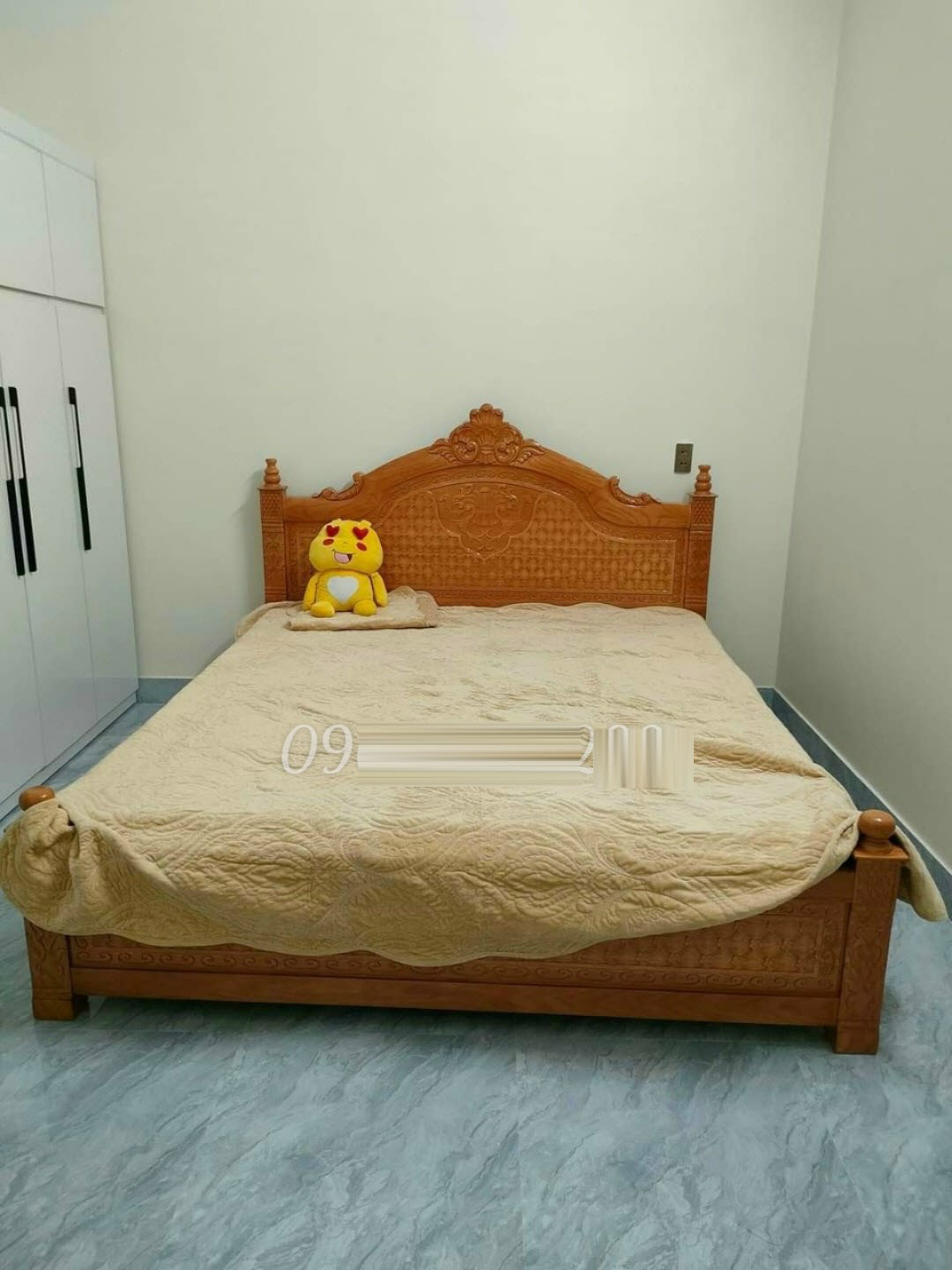 Giường ngủ đẹp dạt phản mẫu nữ hoàng gỗ sồi