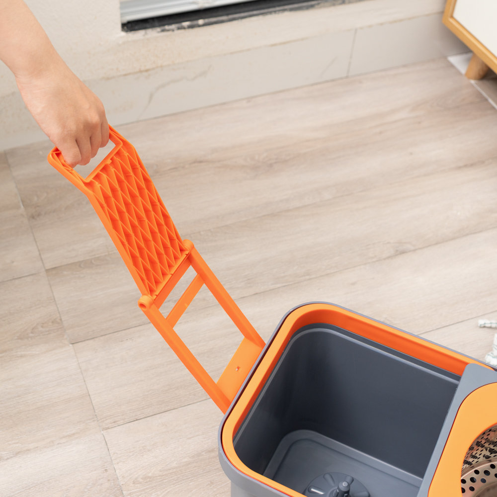 Bộ cây lau nhà xoay 360 độ Kalpen G5 tặng kèm 2 bông lau - Hàng chính hãng