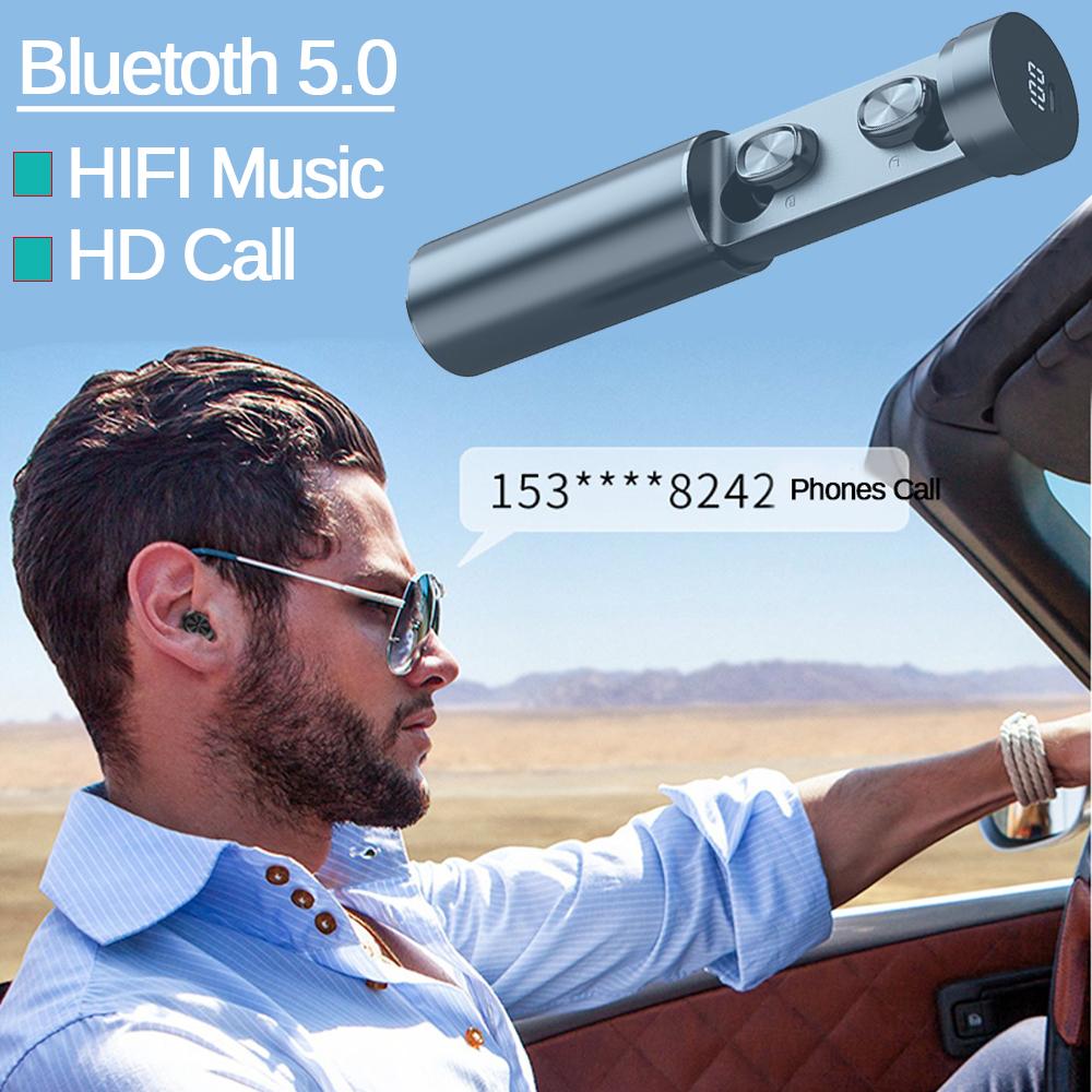 B9 TWS Bluetooth Không Dây Tai Nghe Có Mic Thể Thao Chống Thấm Nước Cảm Ứng Điều Khiển Tai Nghe Không Dây Tai Nghe Nhét Tai Điện Thoại