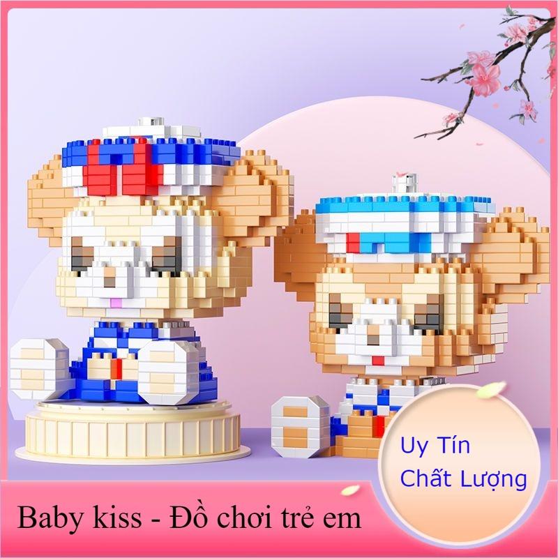 Mô Hình Lắp Ráp Động Vật 3D Đáng Yêu Cho Trẻ - Đồ Chơi Nhựa ABS An Toàn Cho Bé Baby kiss thích hợp làm quà tặng sinh nhật
