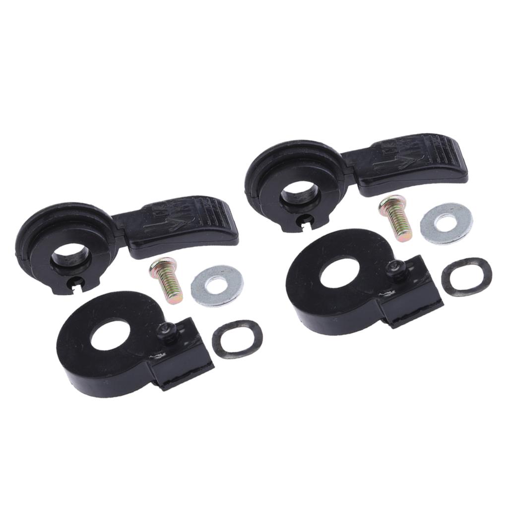 4Pcs Black Motorcycle Handlebar Switch Thumb Choke Lever for 110cc 125cc 250cc