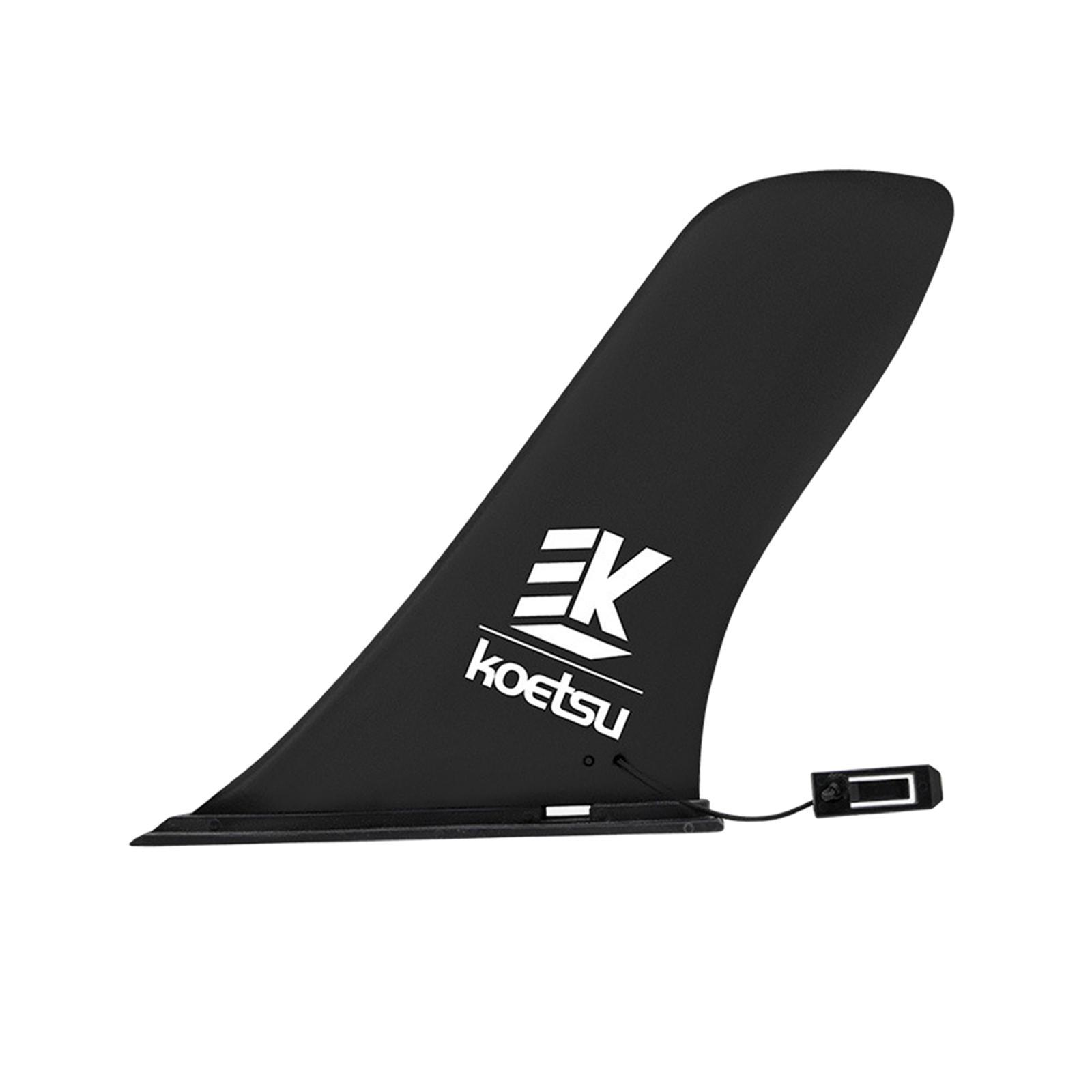 Surfboard Fins Black Surfing Tail Rudder Replacement Long Board Tail Fin
