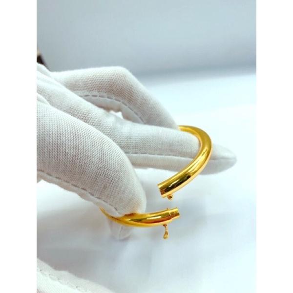 Vòng tay nữ khoá gài mạ vàng 24k lắc tay nữ V224k
