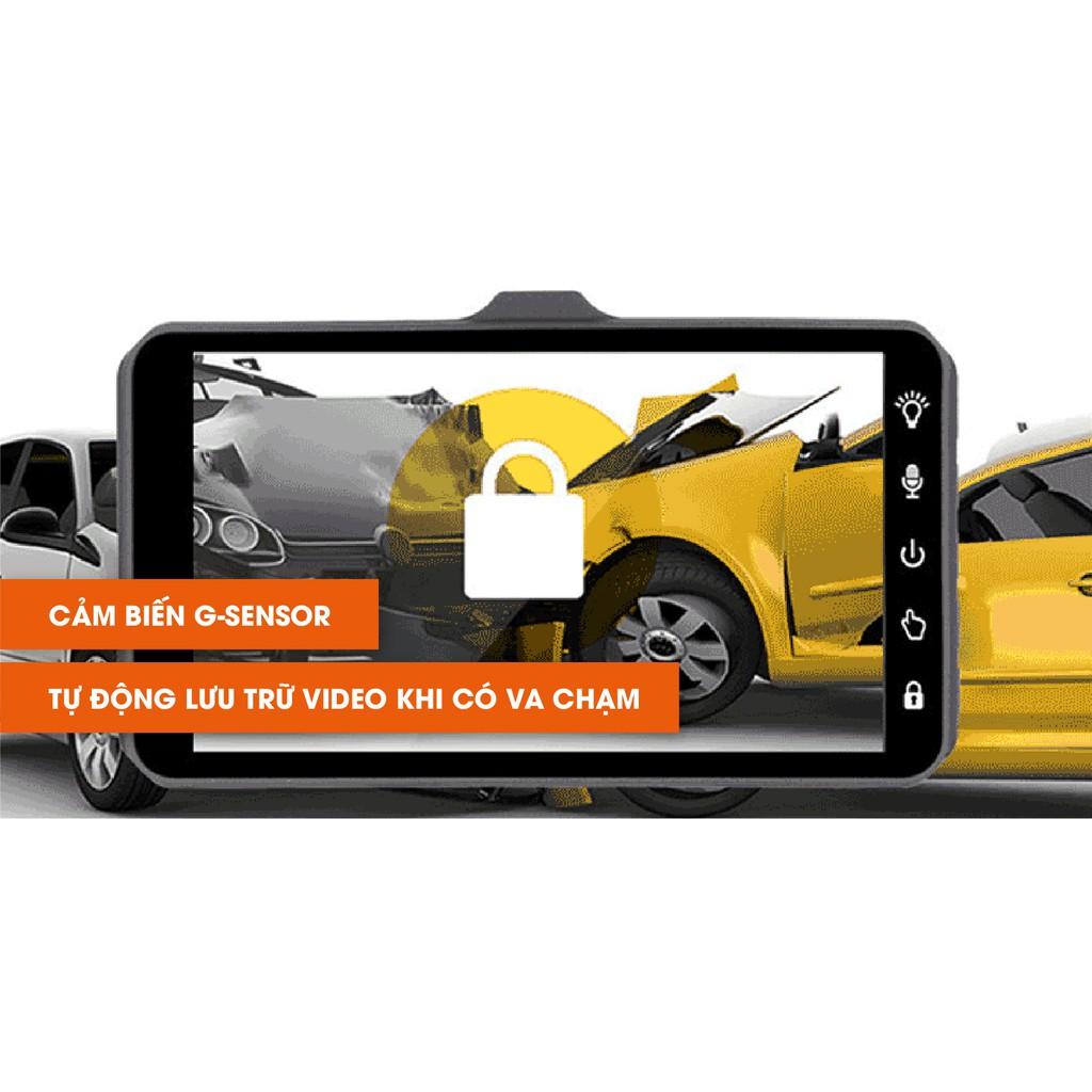Camera hành trình xe ô tô Dual 2 cameraChất lượng Full HD 4 inch Car DVR 1080P – X11S