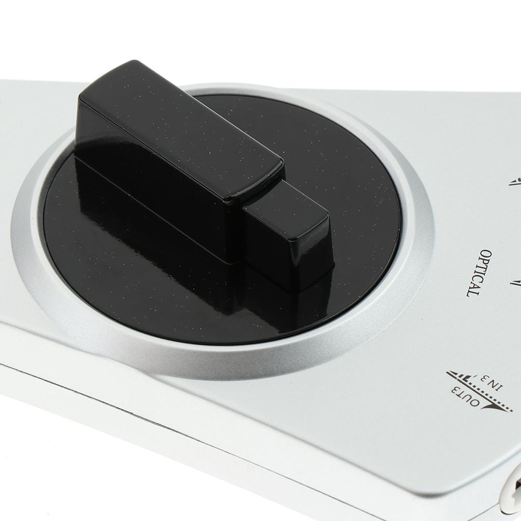 Digital Optical Audio 3 Way Selector Switcher Splitter Hub