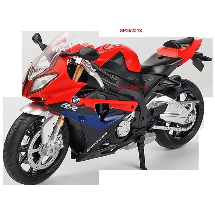 Đồ chơi xe mô hình pin Mô Tô_BMW S1000, trớn, âm thanh, 88001 - SP352318