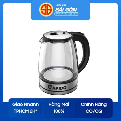 Bình đun siêu tốc Rapido RK1818-Hàng chính hãng