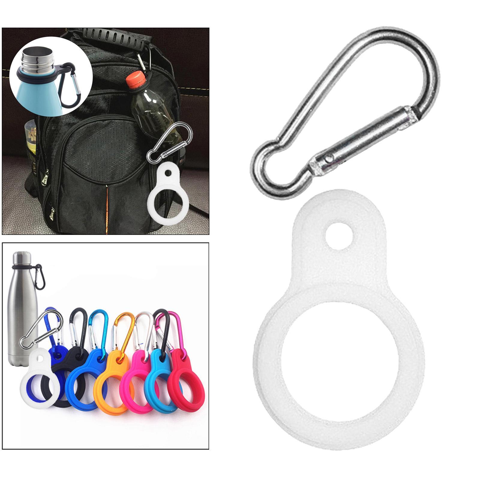 2 Pieces Water Bottle Holder Carabiner Buckle Clip Camping Sports