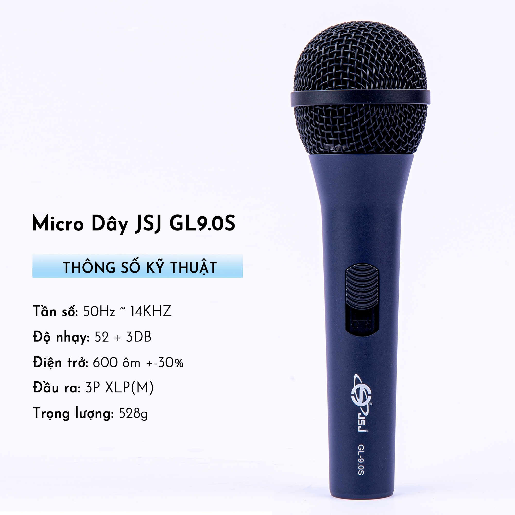 Micro Karaoke Có Dây  JSJ-GL-9.0 S Hàng Chính Hãng