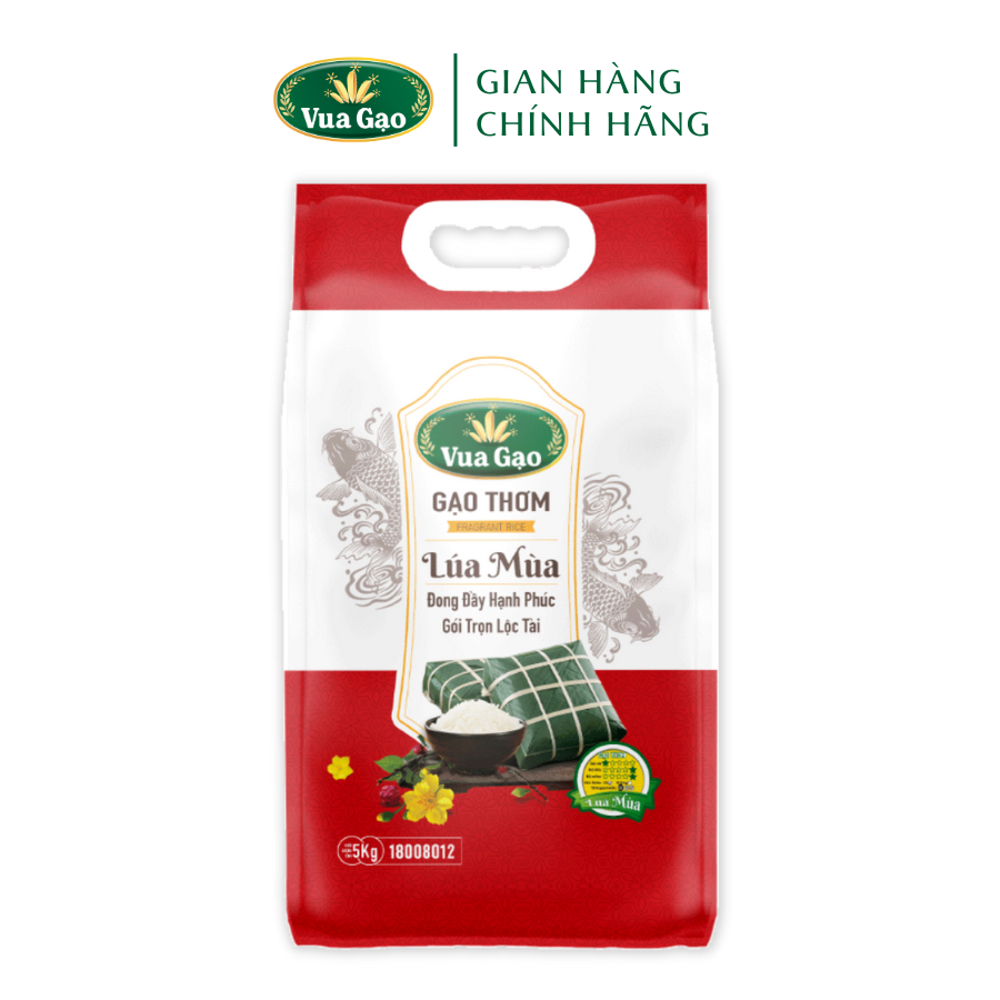 GẠO THƠM VUA GẠO LÚA MÙA - TÚI 5KG