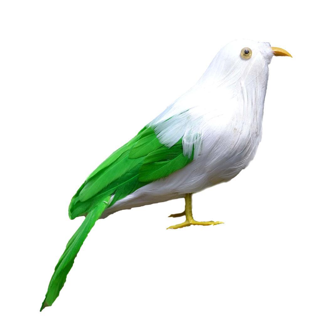 4pcs Mini Bird Model Ornaments Small Birds Figurine Crafts Wedding Decor
