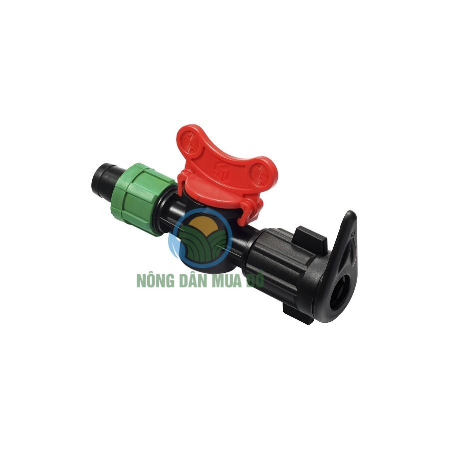10 Van khóa khởi thủy nhỏ giọt 16mm dùng cho dây chính mềm