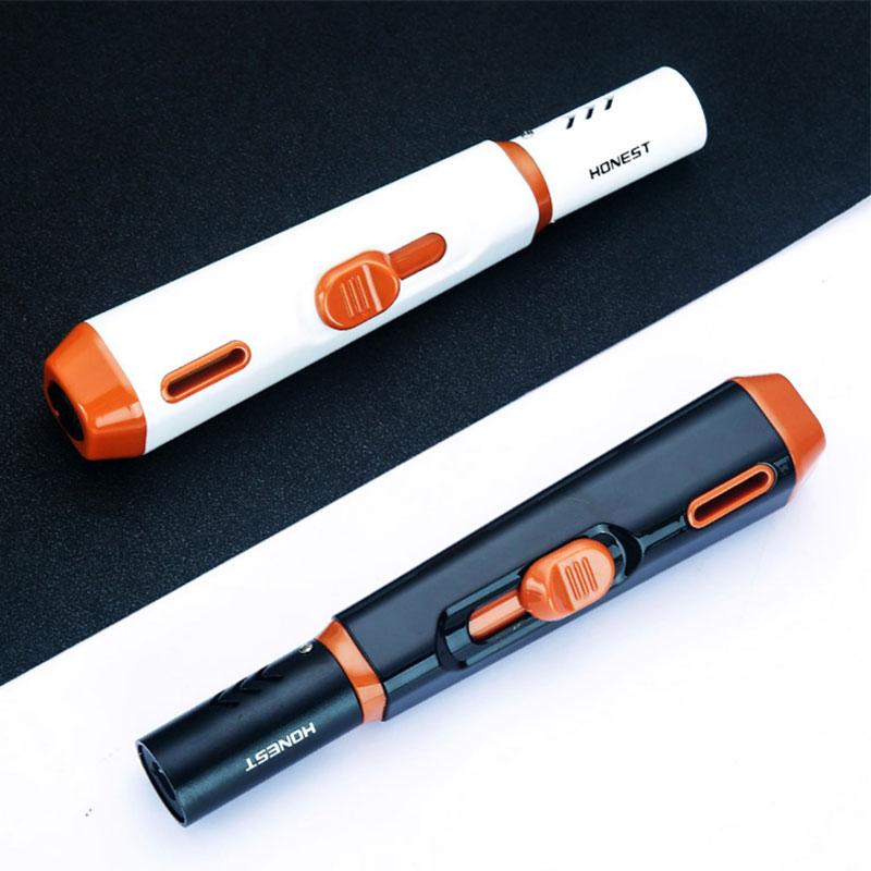 Vỏ Hột Quẹt Bật Lửa Gas Honest BCZ-783 Khò 1 Tia Mạnh Mẽ Nhìn Rõ Lượng Gas