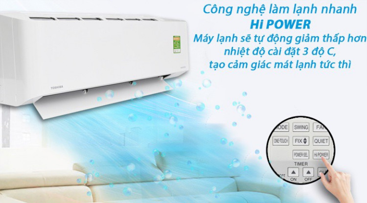 Máy lạnh Toshiba Inverter 1 HP RAS-H10PKCVG - V Máy lạnh Toshiba Inverter 1 HP RAS-H10PKCVG - V