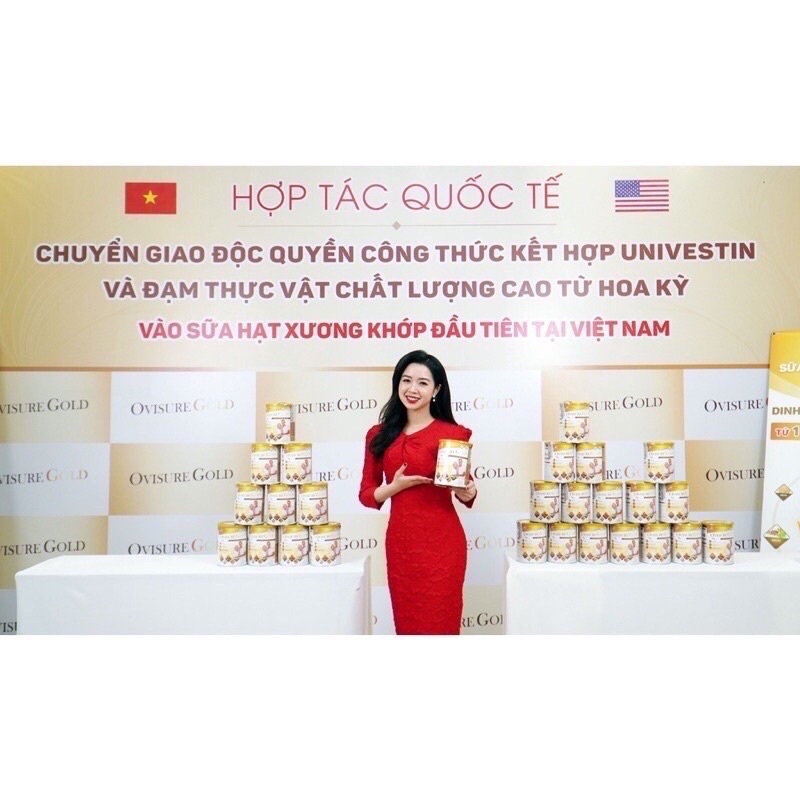 [Mua 3 Lon 650g tặng 1 Hộp Giấy 360g] Sữa hạt xương khớp Ovisure Gold