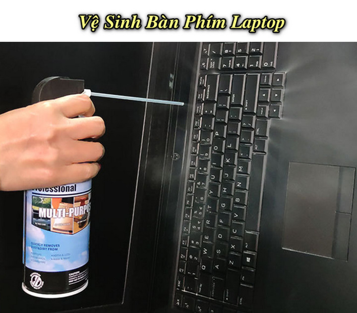 Bình Xịt Chuyên Dụng Vệ Sinh Máy Tính PC, Bàn Phím Laptop, Lens Máy Ảnh - Home and Garden