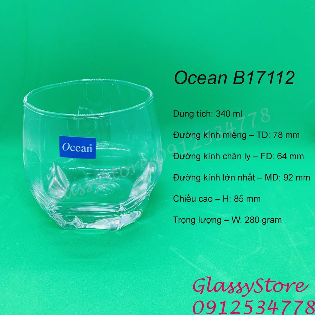 Ly (cốc) thủy tinh Ocean Charisma Rock – B17112 – 340ml / B17115 – 415ml (Hàng nhập khẩu Thái Lan chính hãng)