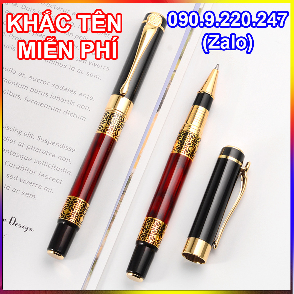 Bút Dạ Bi Ký Tên Làm Bằng Kim loại &amp; Gỗ Cao Cấp BJ042 Cao Cấp Dành Cho Doanh Nhân ,Khẳng Định Đẳng Cấp Cá Nhân