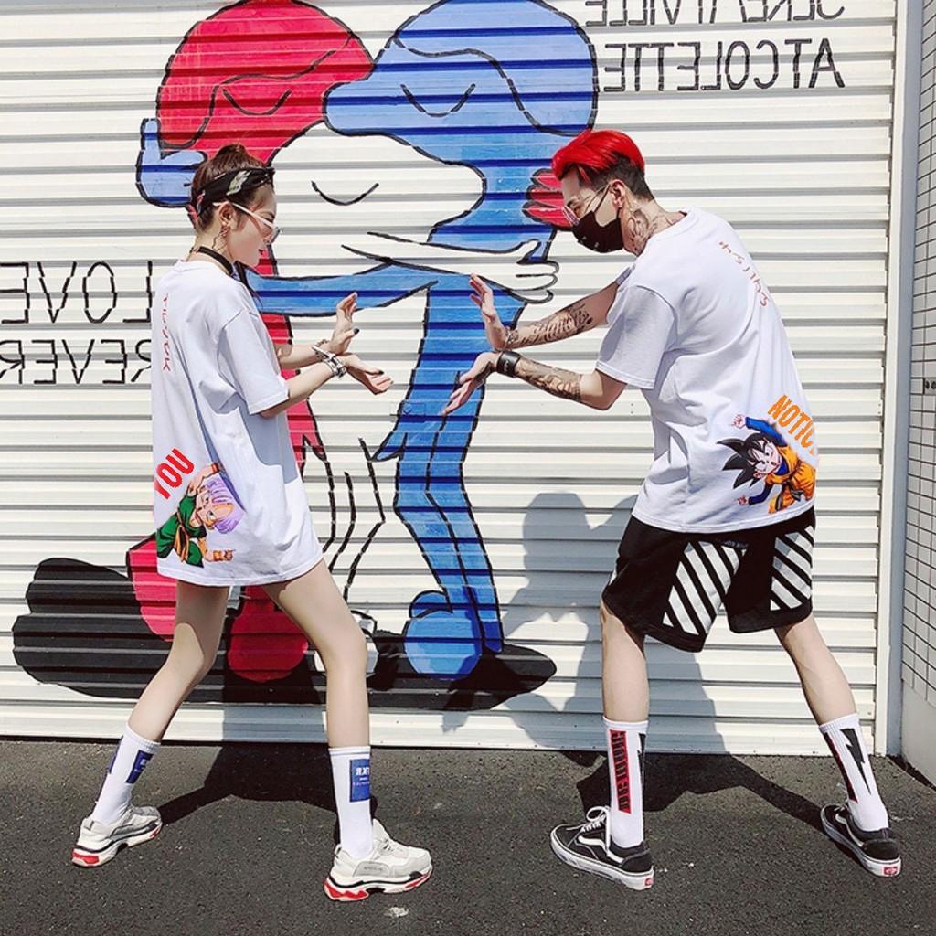 Áo thun Stee nam tay lỡ unisex form rộng overtee Dragon Ball 7 viên ngọc rồng cotton xịn Trumunisex