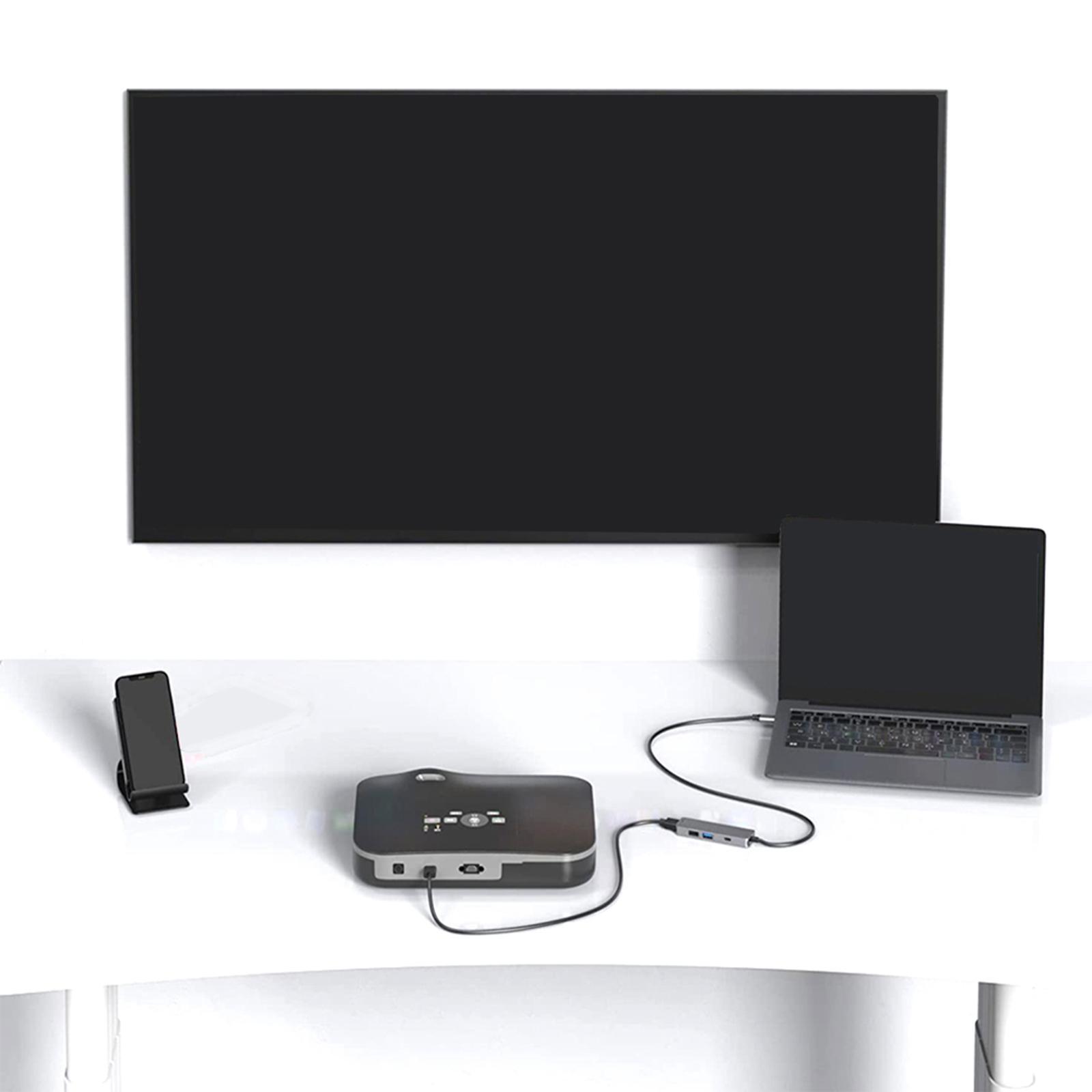 USB to 4K Hub Adapter for Monitor Phone Devices