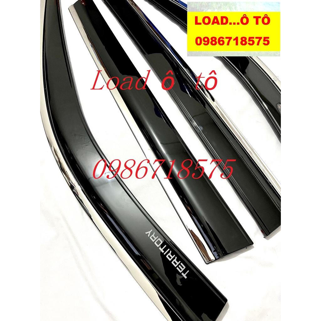 Vè Che Mưa, Viền Che Mưa Xe Ford TERRITORY 2023 Mẫu Vè Chỉ Inox, Vè Đen Cao Cấp
