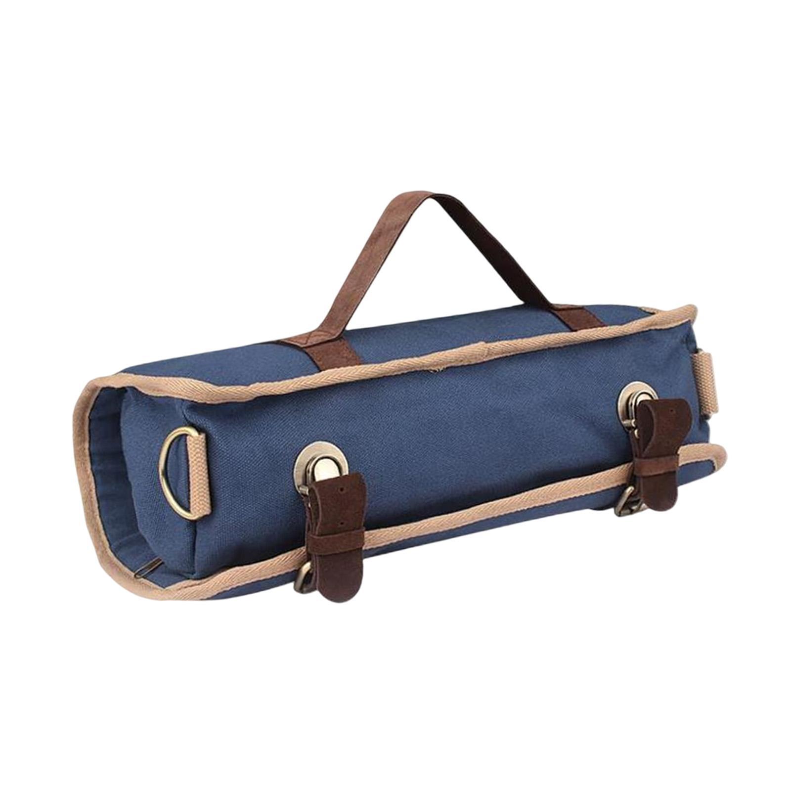 Bartender Bag Portable Canvas Bag Barware Roll Bag Case Bar Accessories