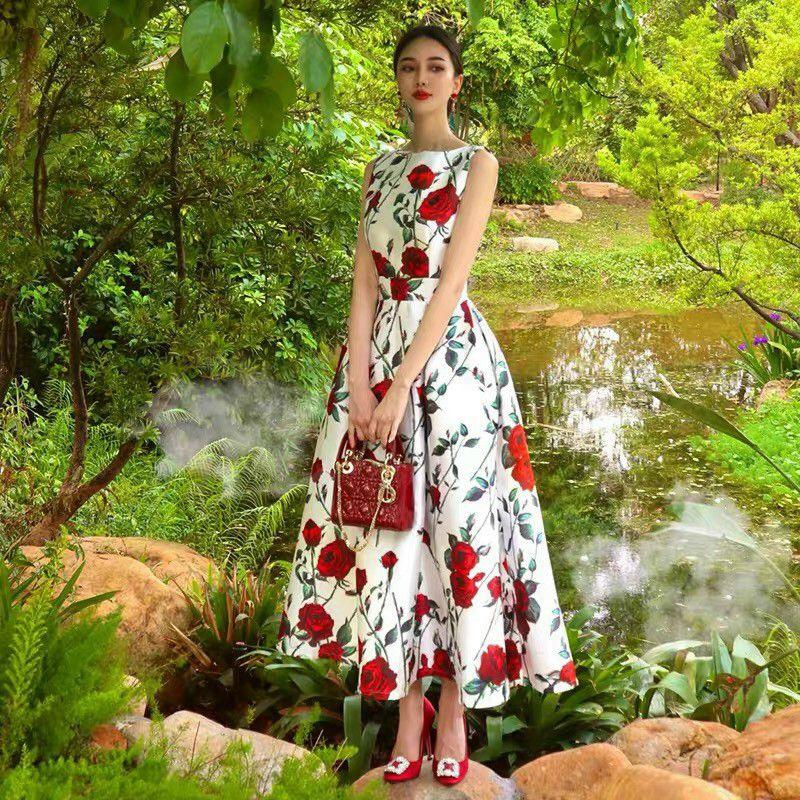 ĐẦM HOA SÁT NÁCH DÁNG DÀI