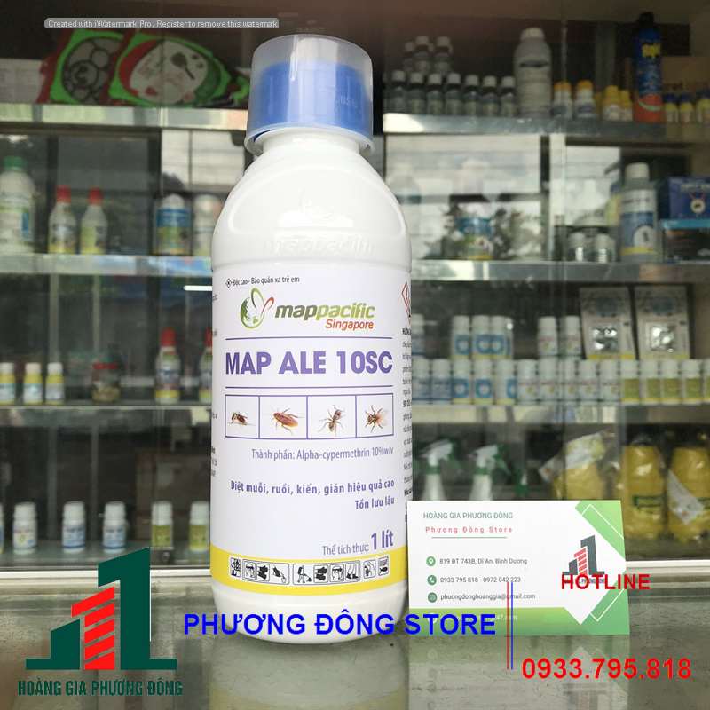 Thuốc diệt muỗi và côn trùng Map Ale 10SC-1 lít