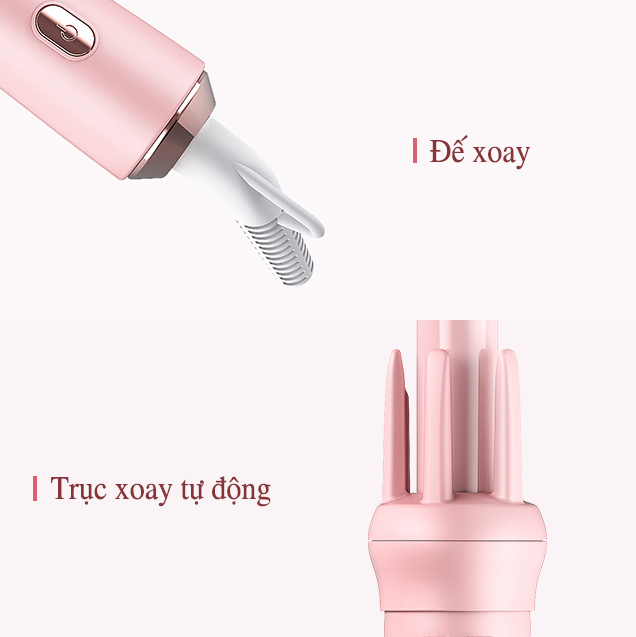 Máy uốn tóc xoăn xoay đa năng 2in1 Vivid& Vogue VAV208