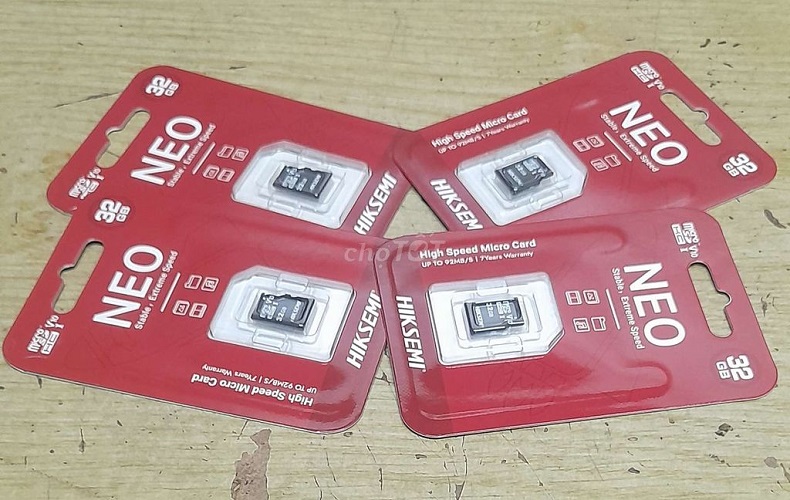 Thẻ Nhớ 32G 64G 128G HIKVISION CLASS 10 Chất Lượng Cao Kèm Adapter - Chính Hãng - BẢO HÀNH 24 THÁNG
