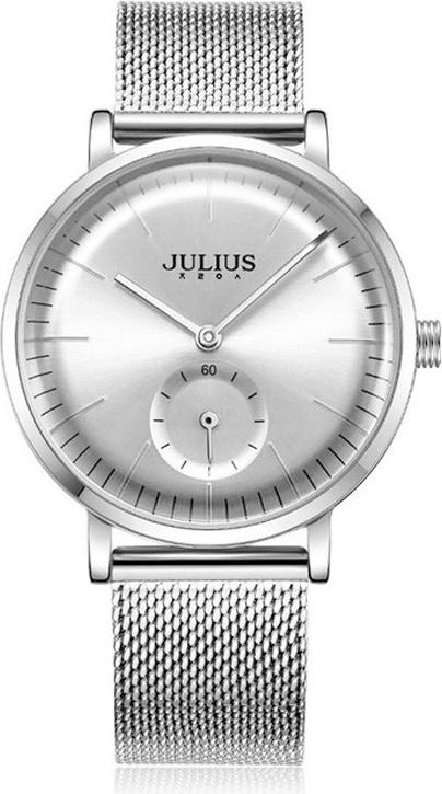 Đồng Hồ Nữ Julius Hàn Quốc JA-1065A Dây Thép Màu Bạc